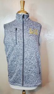 Charles River Apparel Gray Vest Mens Size S
